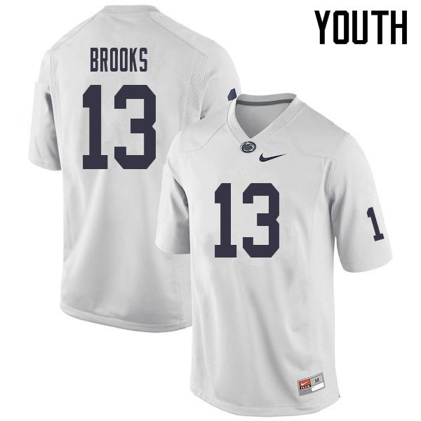 NCAA Nike Youth Penn State Nittany Lions Ellis Brooks #13 College Football Authentic White Stitched Jersey RSG1398KP